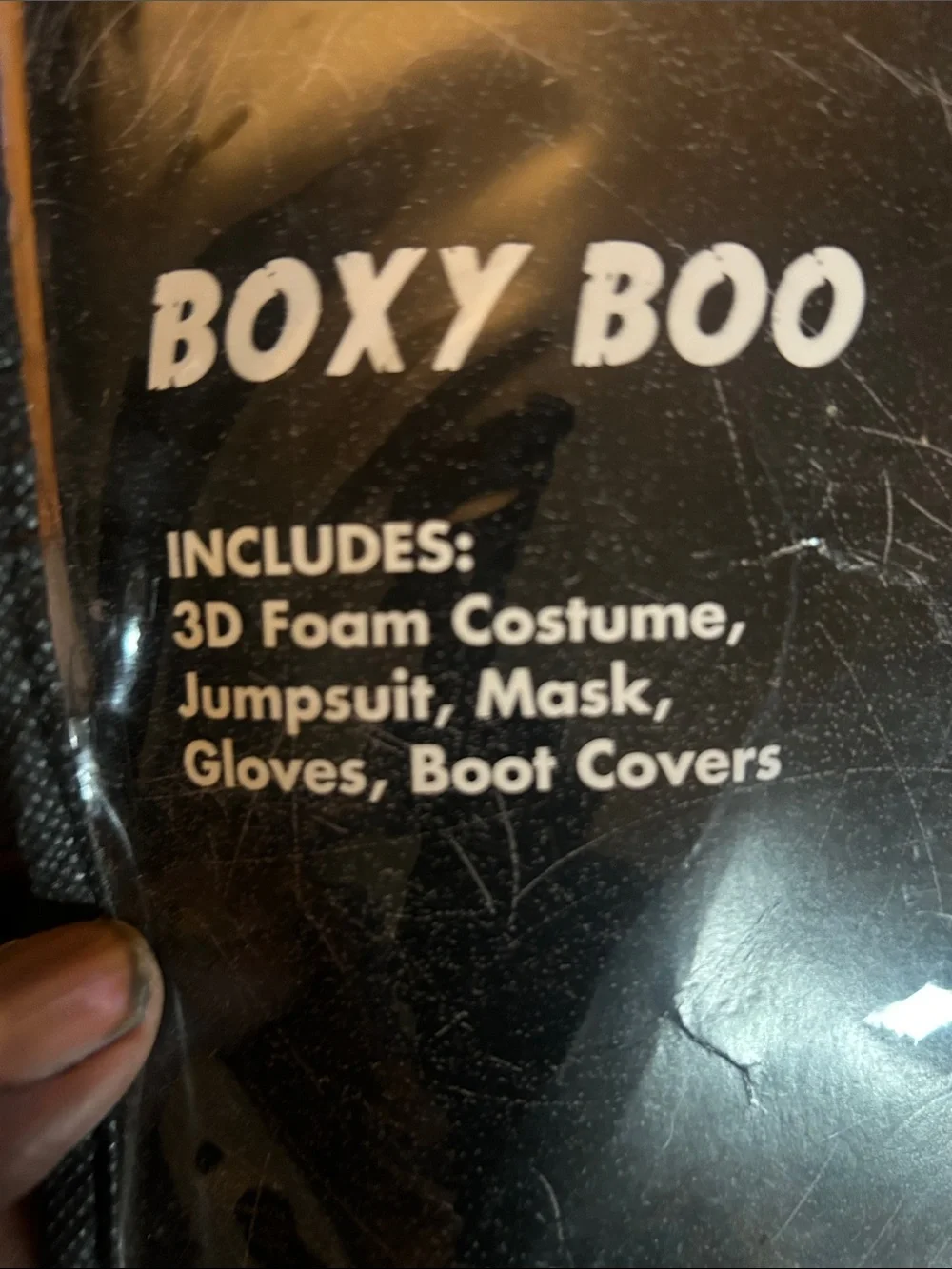 Boxy Boo Childs Costume ,Poppy Playtime, Child Size Medium 8-10,